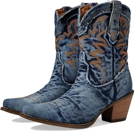 Dingo Y'All Need Dolly Women's Shoes Blue : 6 B - Medium, Textile