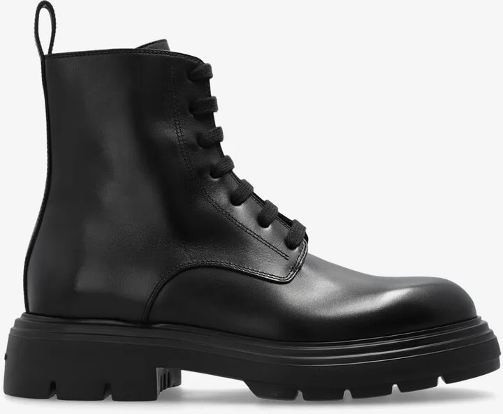 Dionne Combat Leather Boots