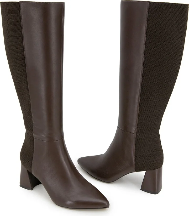 Dionne Pointed Toe Knee High Boot - Image 8