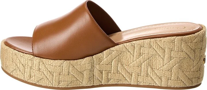 Dior Attitude Dior Leather Wedge Sandal - Image 2