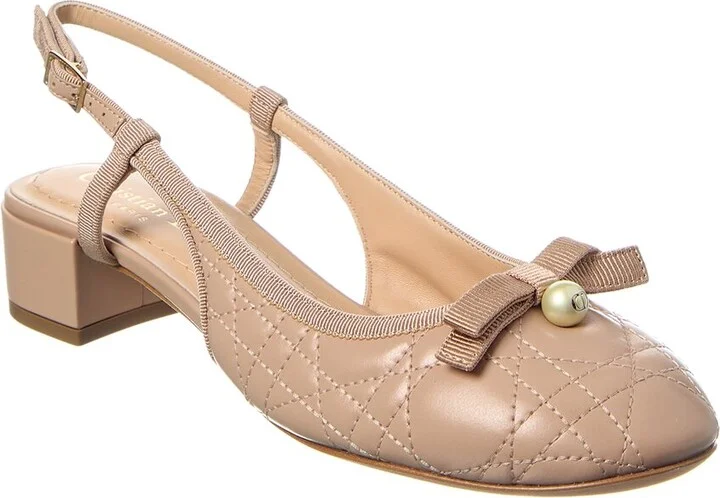 Dior Ballet Leather Slingback Pump