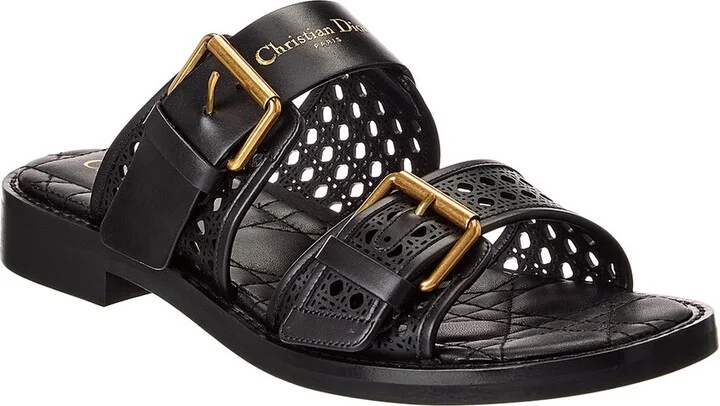 Dior D-Avenue Leather Sandal