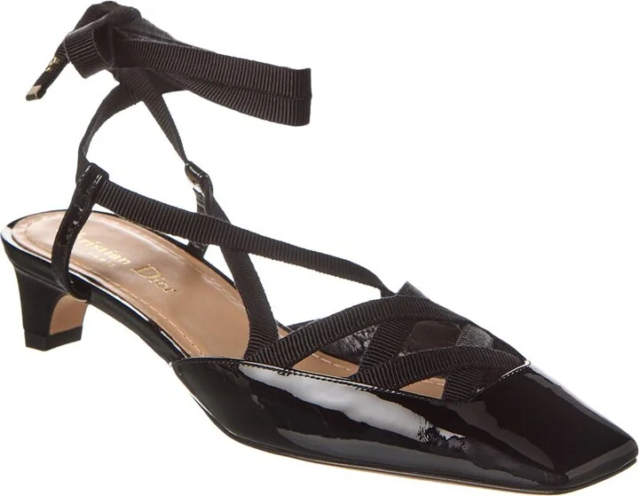 Dior D-Envol Patent & Satin Pump