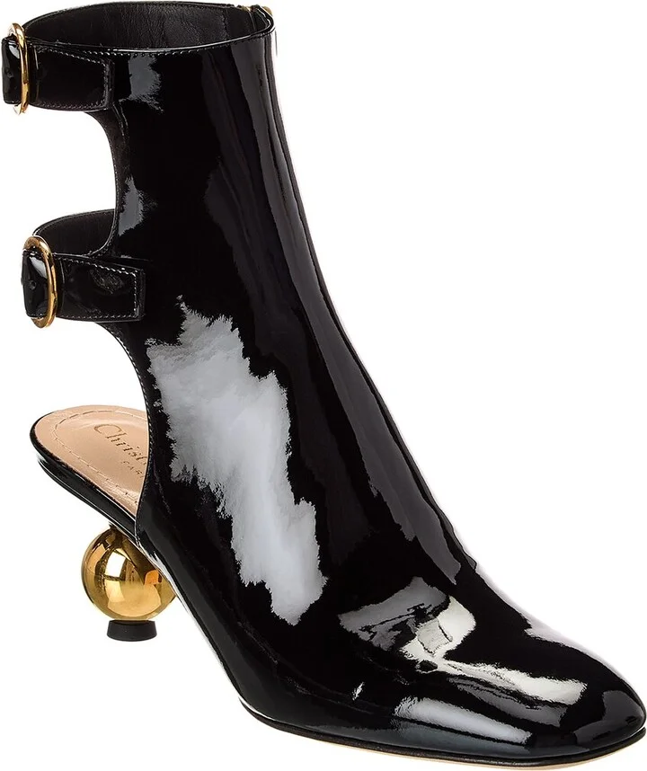 Dior D-Idole Patent Bootie