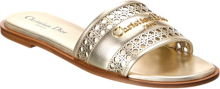 Dior D-Lane Leather Sandal