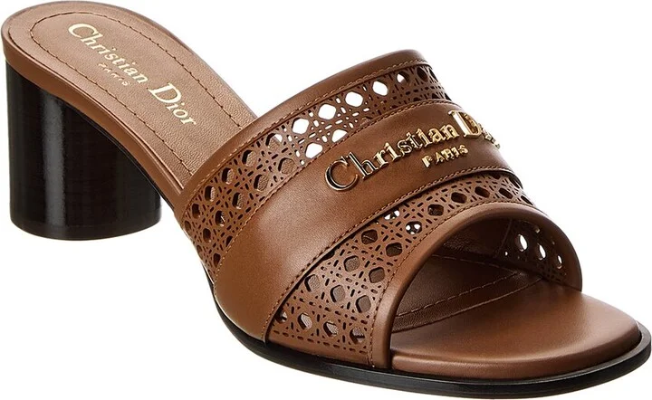 Dior D-Lane Leather Sandal