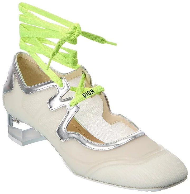 Dior D-Mension Rubber & Leather Pump