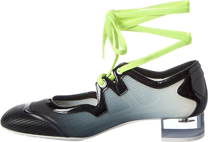 Dior D-Mension Vinyl & Patent Pump - Image 2