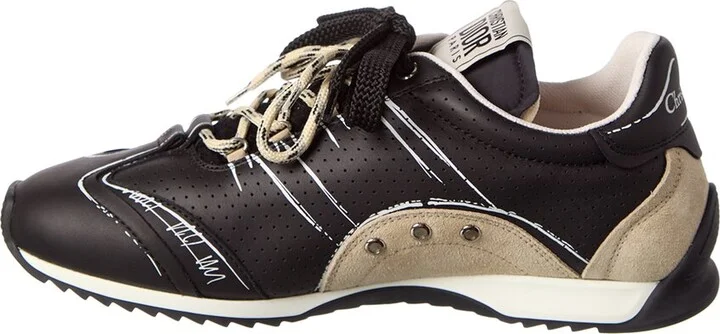 Dior D-Sketch Nylon & Leather Sneaker - Image 2