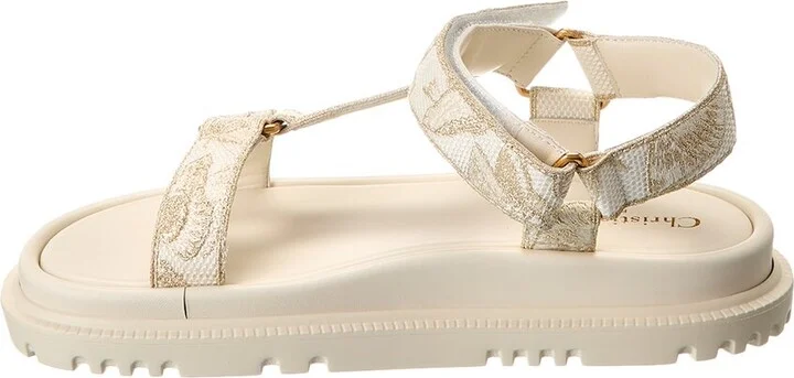 Dior D-Wave Canvas Sandal - Image 2