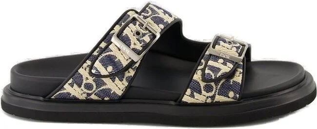 Dior Homme Aqua Double-Buckled Sandals