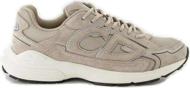 Dior Homme B30 Logo Patch Lace-Up Sneakers