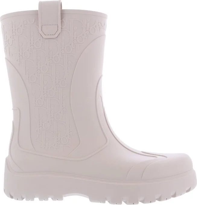 Dior Homme Logo Debossed Rain Boots