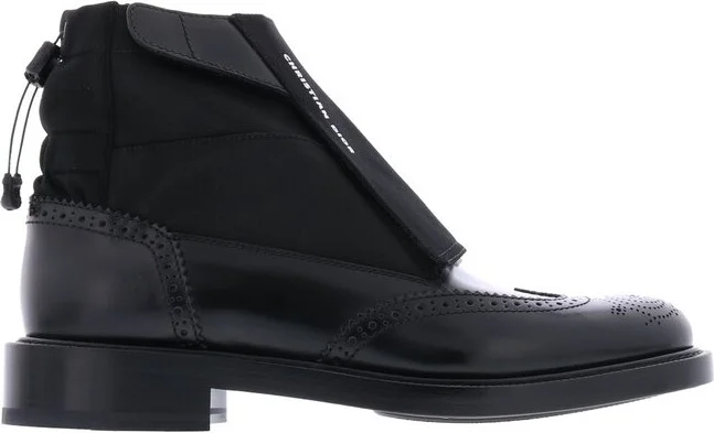 Dior Homme Logo Detailed Drawstring Boots