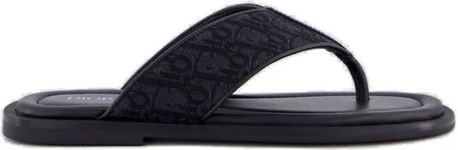 Dior Homme Logo Jacquard Slip-On Sandals