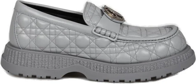 Dior Homme Logo Plaque Slip-On Buffalo Loafers