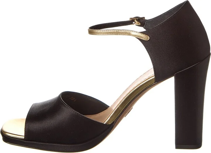 Dior Illusion Satin & Leather Sandal - Image 2