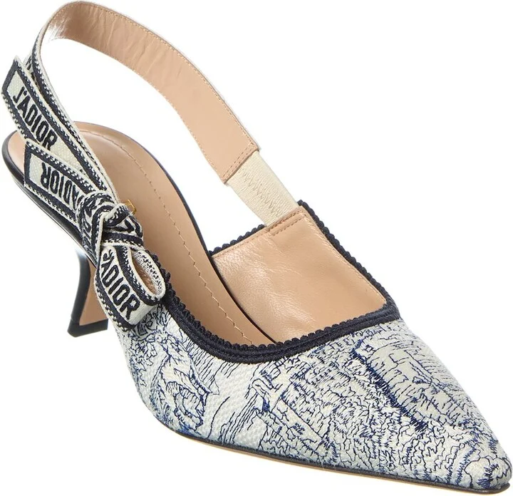 Dior J'adior Canvas Slingback Pump