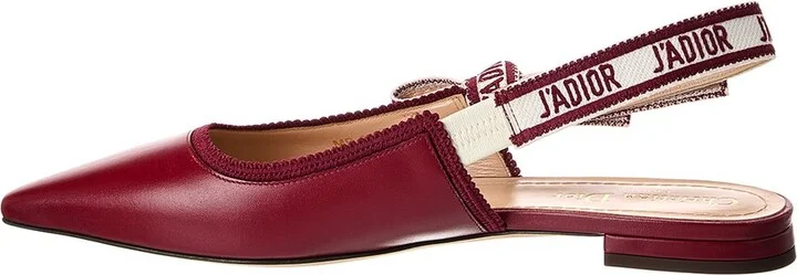 Dior J'adior Leather Slingback Flat - Image 2