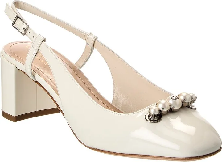 Dior Paris Patent Slingback Pump