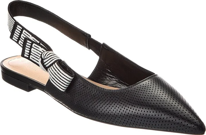 Dior Toujours Leather Slingback Flat