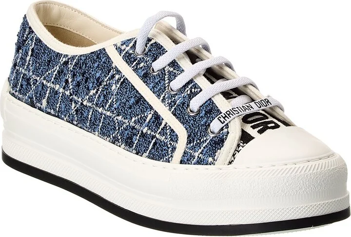 Dior Walk'N'Dior Tweed Platform Sneaker