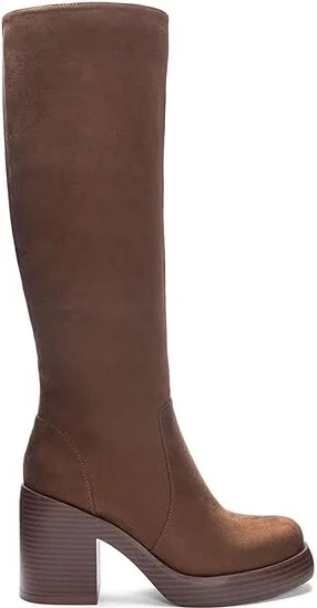 Dirty Laundry Go Girl Suede Boots Women's Boots Brown : 7.5 B - Medium - Image 5
