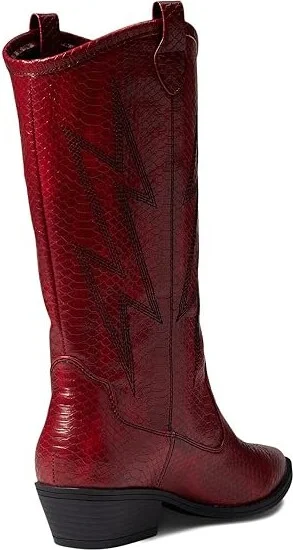 Dirty Laundry Josea Women's Shoes Red Snake : 6 B - Medium, Synthetic - Image 4