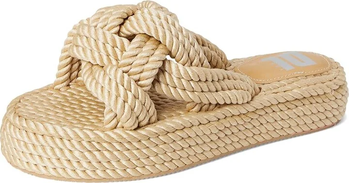 Dirty Laundry Knotty Women's Sandals Natural : 6.5 B - Medium, Textile - Image 5