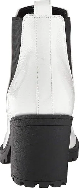 Dirty Laundry Lisbon Women's Pull-on Boots White Patent : 10 B - Medium, Synthetic - Image 5
