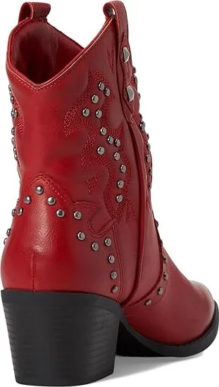 Dirty Laundry Nowhere Women's Boots Red : 7.5 B - Medium, Leather - Image 4