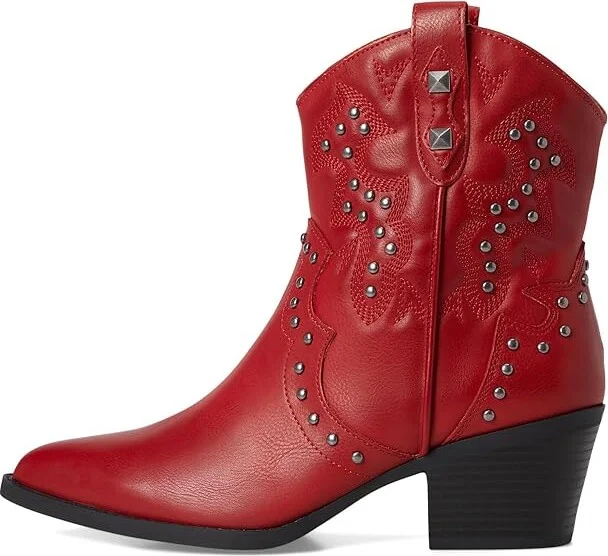 Dirty Laundry Nowhere Women's Boots Red : 7.5 B - Medium, Leather - Image 6