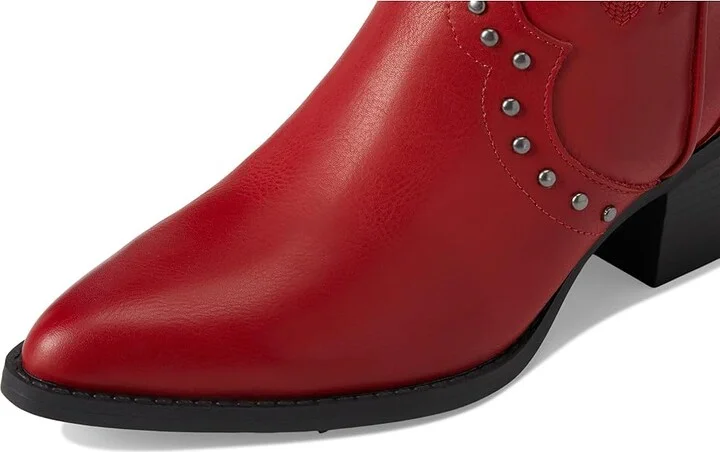 Dirty Laundry Nowhere Women's Boots Red : 7.5 B - Medium, Leather - Image 7