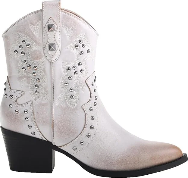 Dirty Laundry Nowhere Women's Boots White : 8 B - Medium, Leather - Image 6