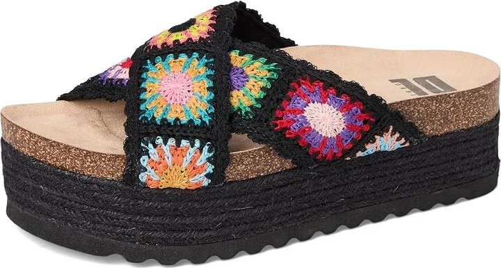 Dirty Laundry Plays Women's Shoes Black Crochet : 10 B - Medium, Textile - Image 5