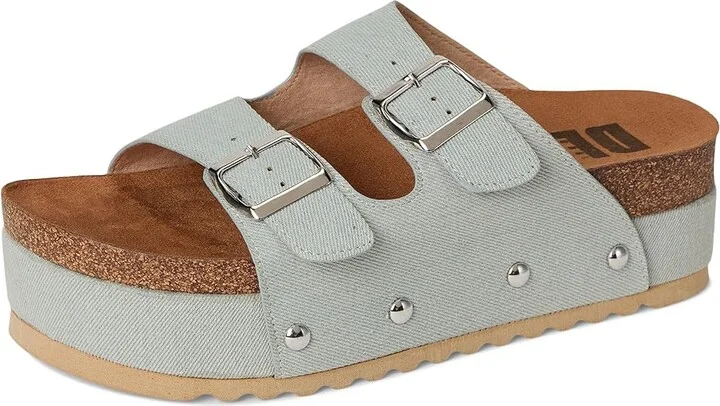 Dirty Laundry Pueblo Women's Sandals Light Blue : 10 B - Medium, Suede - Image 5