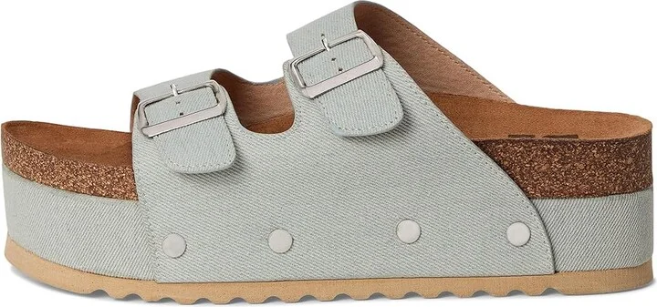 Dirty Laundry Pueblo Women's Sandals Light Blue : 10 B - Medium, Suede - Image 6