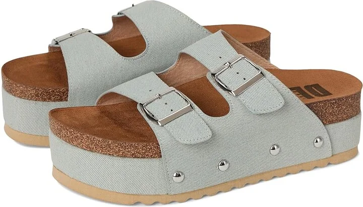 Dirty Laundry Pueblo Women's Sandals Light Blue : 10 B - Medium, Suede