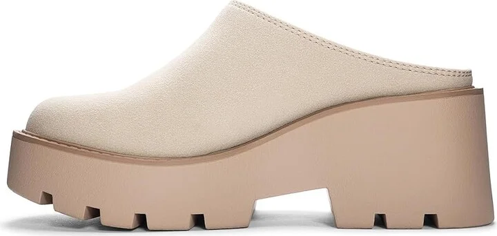 Dirty Laundry R-Test Suede Clogs Women's Sandals Beige : 9 B - Medium - Image 4