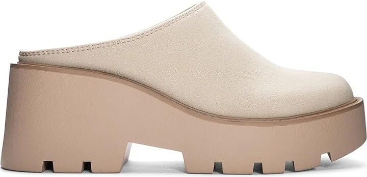 Dirty Laundry R-Test Suede Clogs Women's Sandals Beige : 9 B - Medium - Image 5