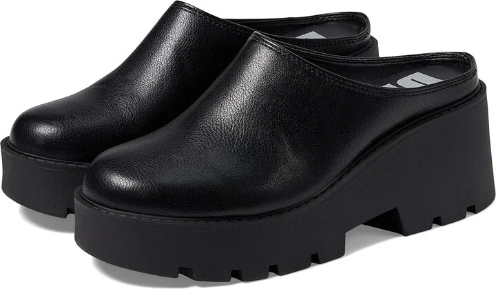 Dirty Laundry R-Test Suede Clogs Women's Sandals Black : 8.5 B - Medium, Synthetic/Textile