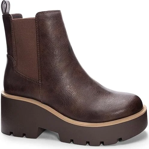 Dirty Laundry Rabbit Nubuck Booties Women's Boots Brown : 10 B - Medium, Synthetic