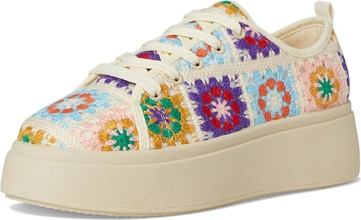 Dirty Laundry Rambling Crochet Sneakers Women's Shoes Pink : 8 B - Medium, Textile - Image 5