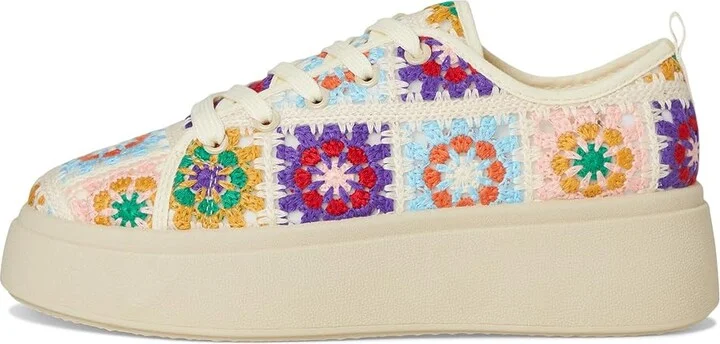 Dirty Laundry Rambling Crochet Sneakers Women's Shoes Pink : 8 B - Medium, Textile - Image 6