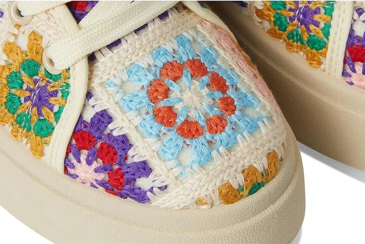 Dirty Laundry Rambling Crochet Sneakers Women's Shoes Pink : 8 B - Medium, Textile - Image 7