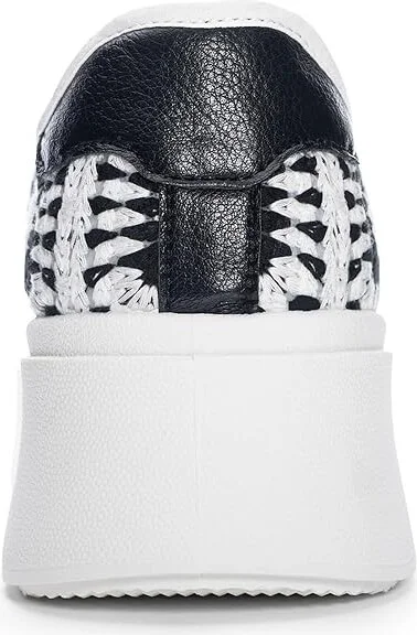 Dirty Laundry Recreation Crochet Sneakers Women's Shoes Black/White : 7.5 B - Medium, Rubber - Image 3