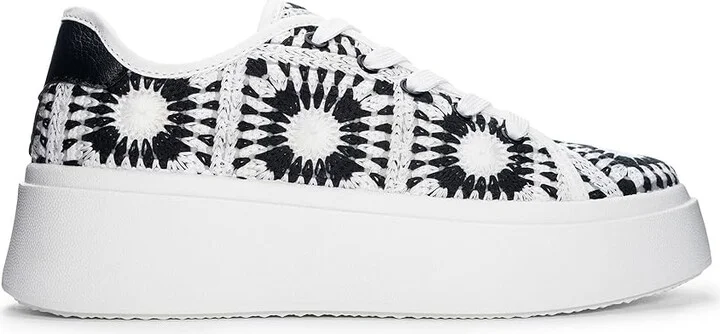 Dirty Laundry Recreation Crochet Sneakers Women's Shoes Black/White : 7.5 B - Medium, Rubber - Image 5