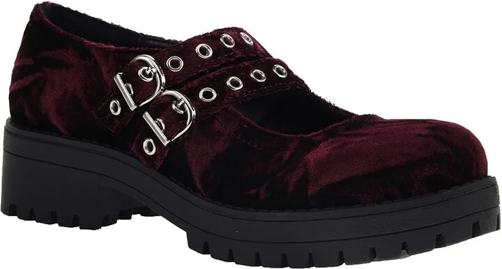 Dirty Laundry Vagabond Women's Flat Shoes Wine : 6 B - Medium, Leather/Rubber