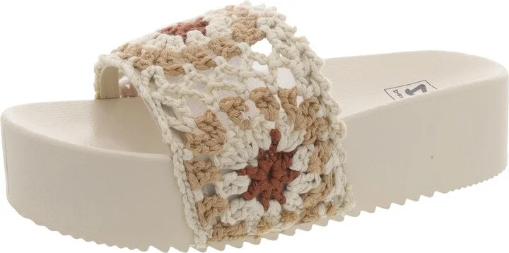 Dirty Laundry Women's Worble Woven Multi Platform Sandal