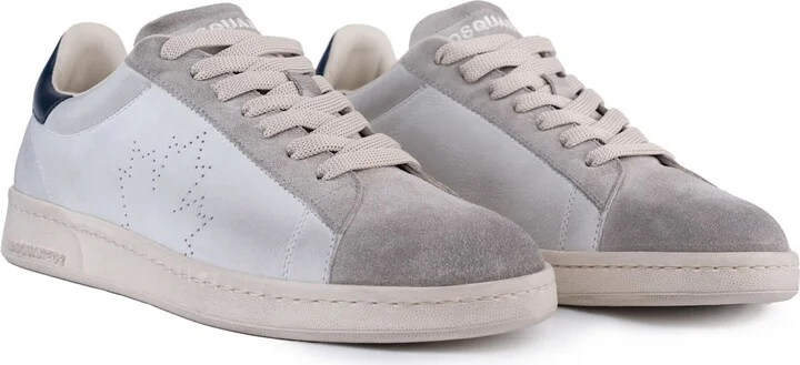 Dirty Maple Leaf Boxer Leather Sneakers - Image 4